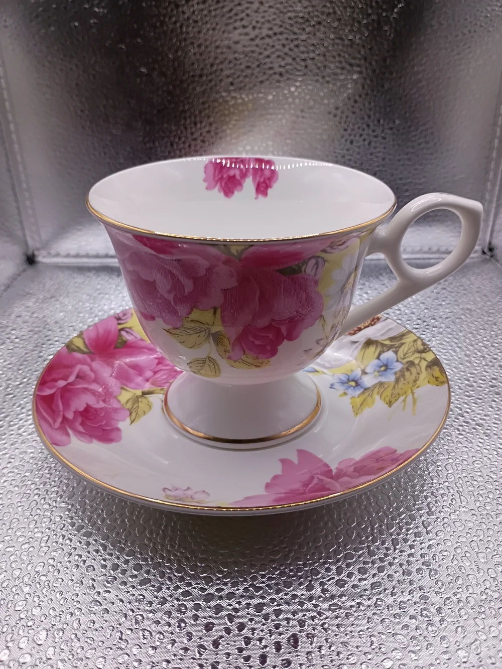 Gracie Bone China Teacup And Saicer